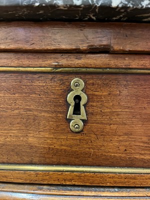 Lot 34 - A Louis XVI mahogany commode