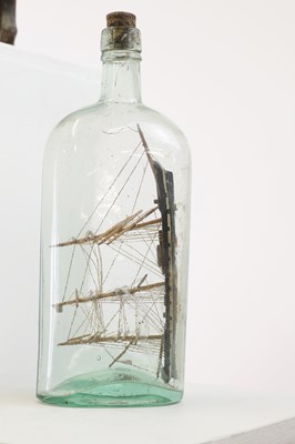 Lot 46 - A group of three ships in bottles
