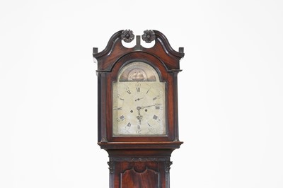 Lot 15 - A George III mahogany longcase clock