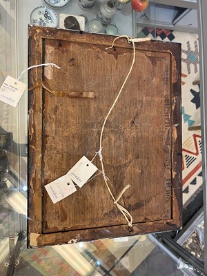 Lot 45 - An export reverse glass painting