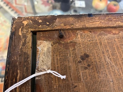 Lot 45 - An export reverse glass painting
