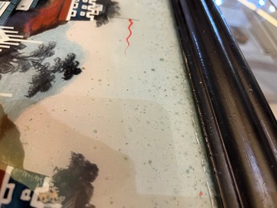 Lot 45 - An export reverse glass painting