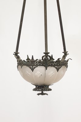 Lot 41 - A hanging ceiling light