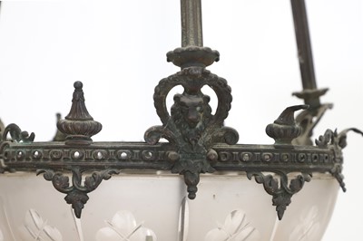Lot 41 - A hanging ceiling light
