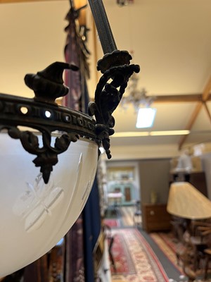 Lot 41 - A hanging ceiling light
