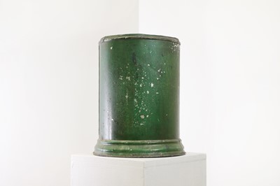 Lot 54 - A toleware and painted wastepaper basket