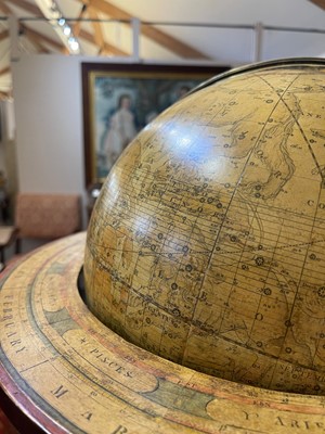 Lot 52 - A pair of terrestrial and celestial library globes by J & W Cary