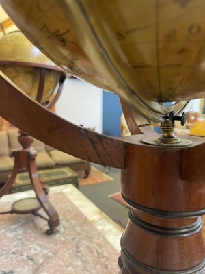 Lot 52 - A pair of terrestrial and celestial library globes by J & W Cary