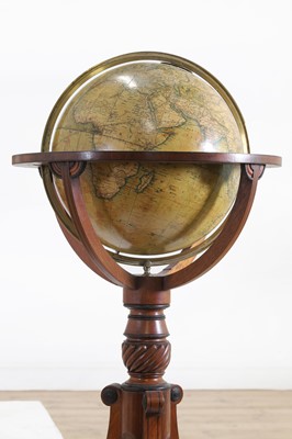 Lot 52 - A pair of terrestrial and celestial library globes by J & W Cary