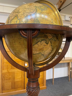 Lot 52 - A pair of terrestrial and celestial library globes by J & W Cary