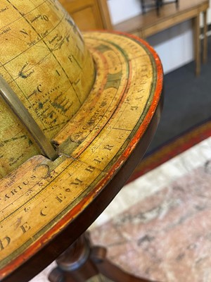 Lot 52 - A pair of terrestrial and celestial library globes by J & W Cary