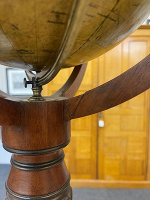 Lot 52 - A pair of terrestrial and celestial library globes by J & W Cary