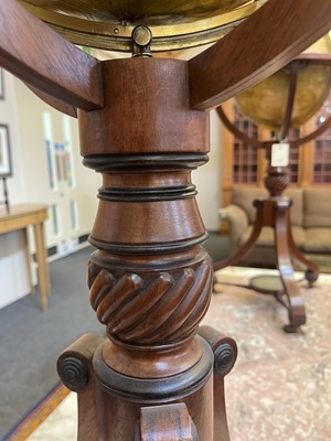 Lot 52 - A pair of terrestrial and celestial library globes by J & W Cary