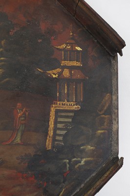 Lot 56 - A Regency lacquered and parcel-gilt tray