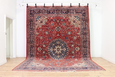Lot 386 - A Meshed carpet