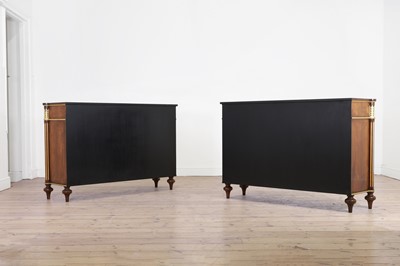 Lot 166 - A pair of Regency-style side cabinets