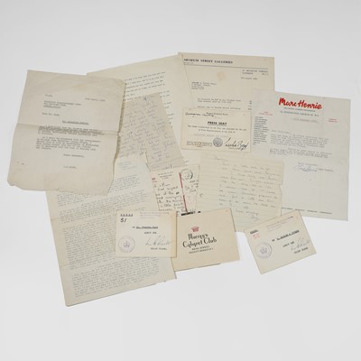 Lot 128 - A group of Christine Keeler letters and documents