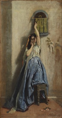 Lot 200 - Francesco Saverio Altamura (Italian, 1822-1897)