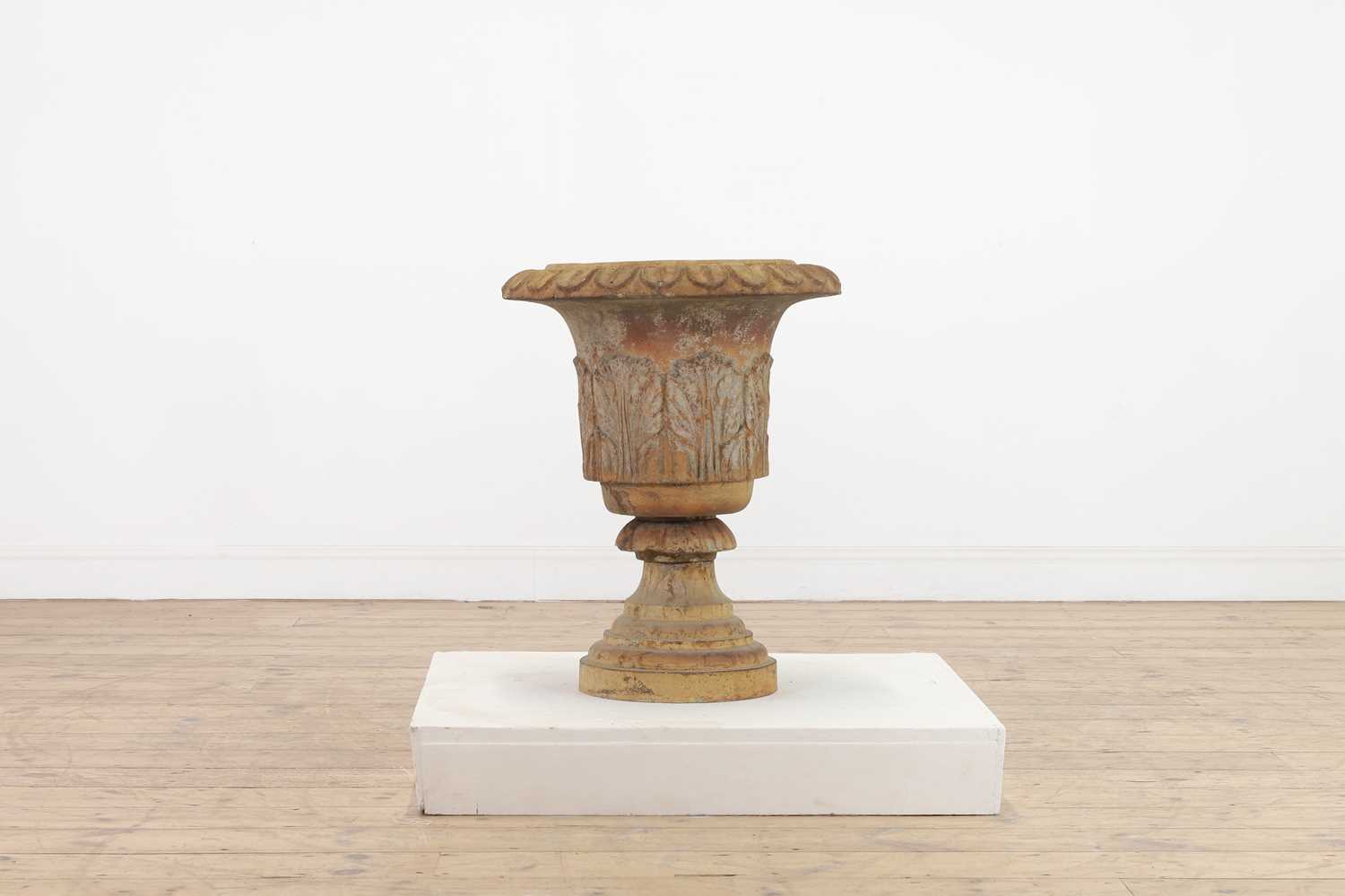 Lot 70 - A terracotta urn