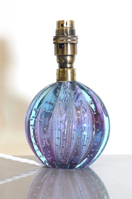 Lot 456 - Two Murano bullicante glass lamps