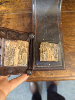 Lot 5 - A French Gothic oak open bookcase