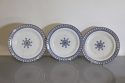 Lot 9 - A 'Gothic' pattern part dinner service