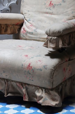 Lot 218 - ☘ A Victorian low-back armchair