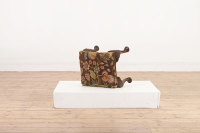 Lot 83 - A small George II mahogany stool