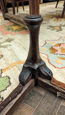 Lot 83 - A small George II mahogany stool