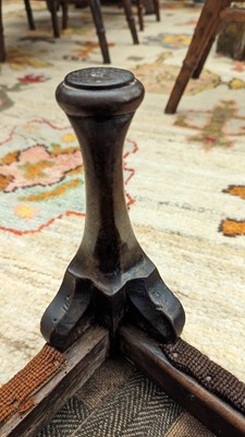 Lot 83 - A small George II mahogany stool