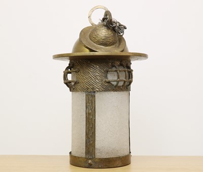Lot 315 - An Arts and Crafts hall lantern