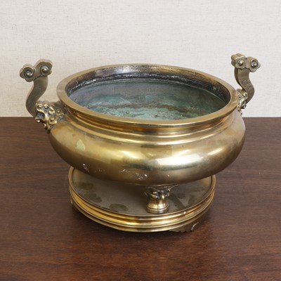 Lot 227 - A Chinese brass incense burner