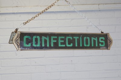 Lot 124 - A French Art Nouveau 'Confections' sign