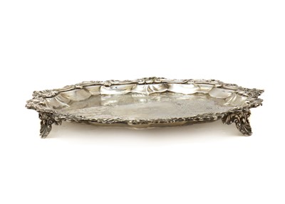 Lot 73 - A George III silver salver