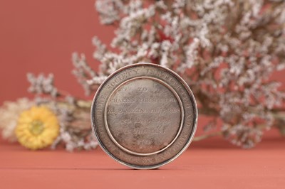 Lot 373 - A York Agricultural Institute silver medal