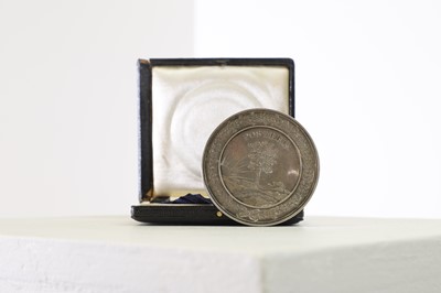 Lot 373 - A York Agricultural Institute silver medal