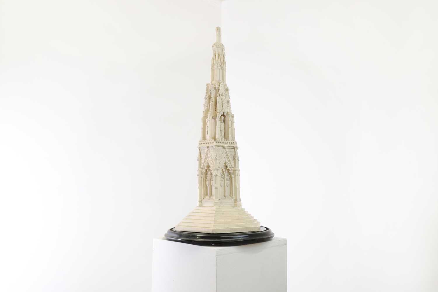 Lot 353 - A large plaster model after George Gilbert Scott