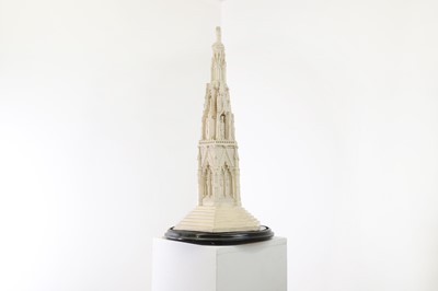 Lot 353 - A large plaster model after George Gilbert Scott