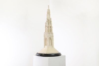 Lot 353 - A large plaster model after George Gilbert Scott