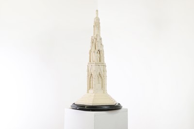 Lot 353 - A large plaster model after George Gilbert Scott