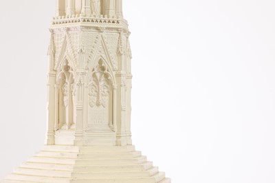 Lot 353 - A large plaster model after George Gilbert Scott