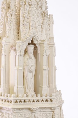 Lot 353 - A large plaster model after George Gilbert Scott