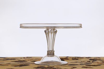 Lot 398 - A George III glass tazza