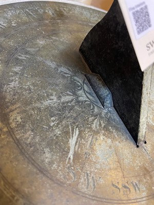Lot 406 - A bronze sundial by Dollond