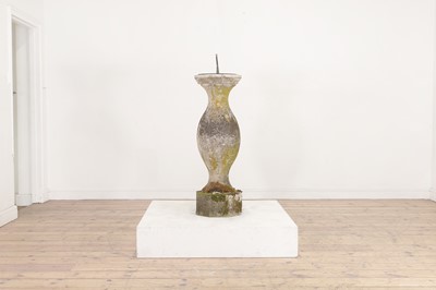 Lot 406 - A bronze sundial by Dollond