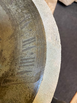 Lot 406 - A bronze sundial by Dollond