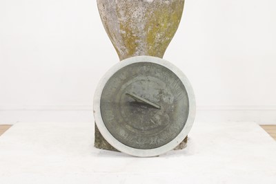 Lot 406 - A bronze sundial by Dollond