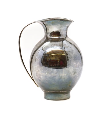 Lot 70A - A modern German 925 standard silver pitcher