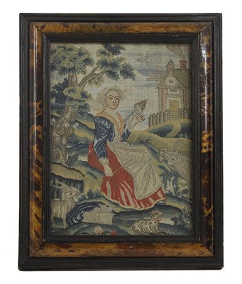 Lot 425 - A George II needlework picture