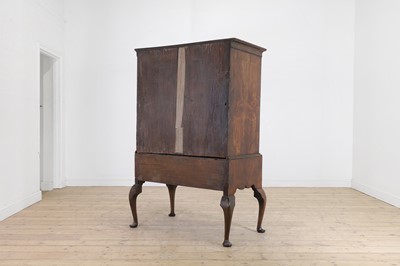 Lot 84 - A George I walnut and marquetry chest on stand